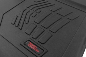 Chevrolet Silverado 2500 HD Sure-Fit Floor Mats - Front Over Hump - Rough Country - Crew - '20-'24